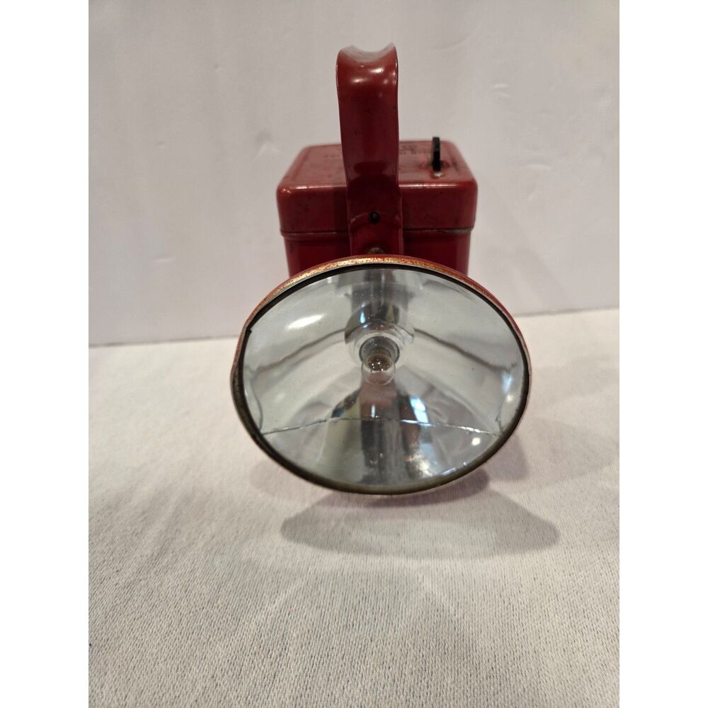 Vintage 1950s Olin No. 99 Red Metal Lantern Flashlight - As Is/Untested - Picture 2 of 11